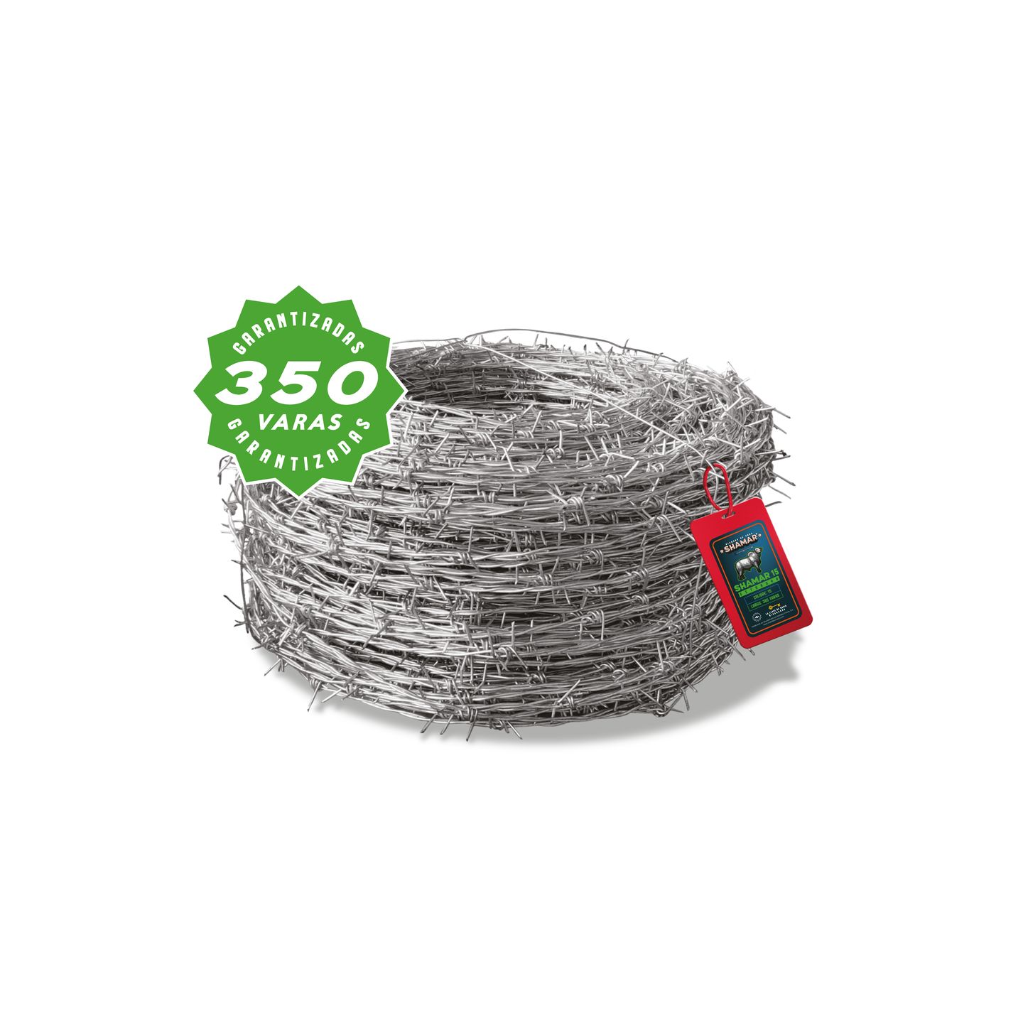 Alambre de Púas Shamar Calibre Super 15